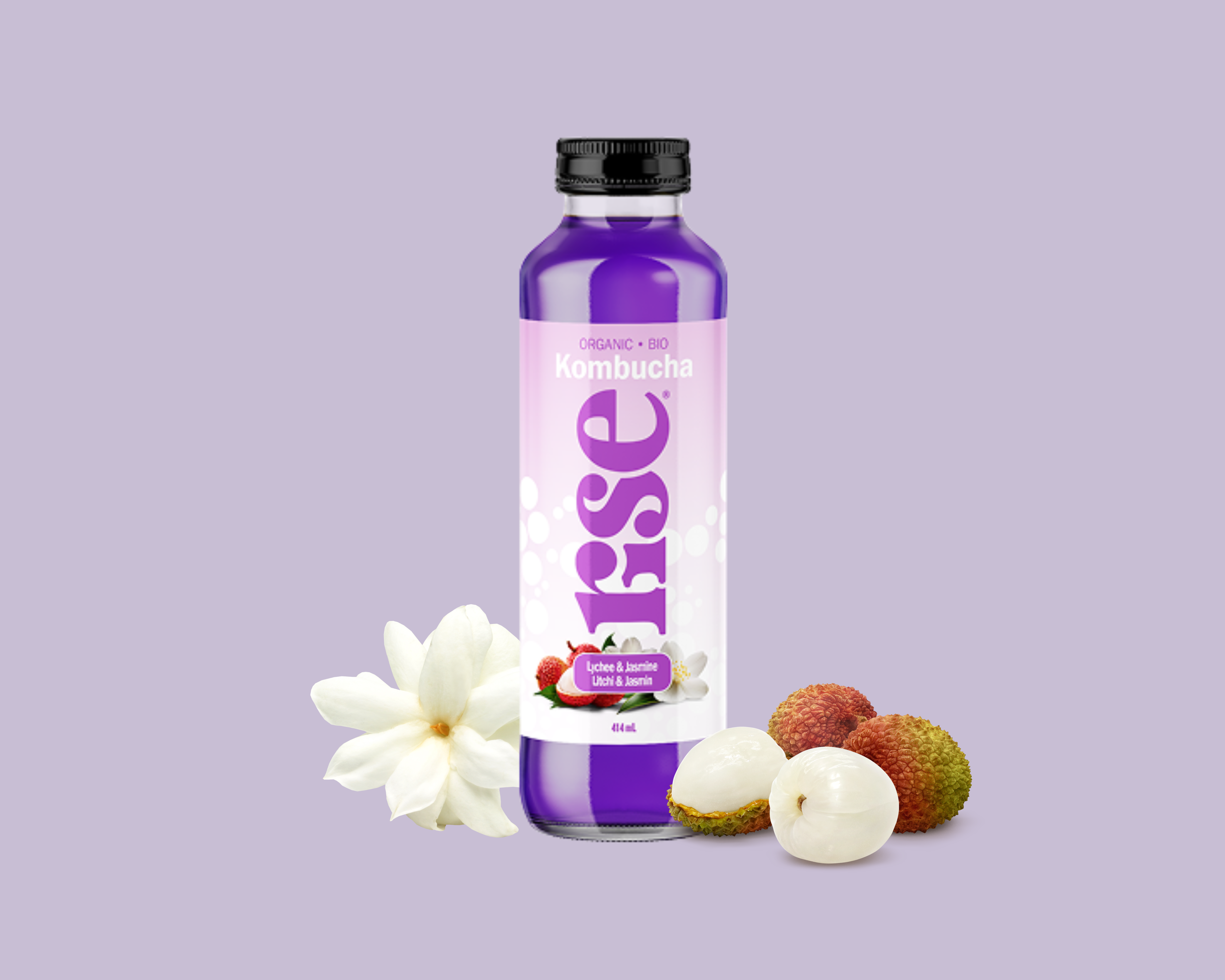 Rise Kombucha Lychee & Jasmine